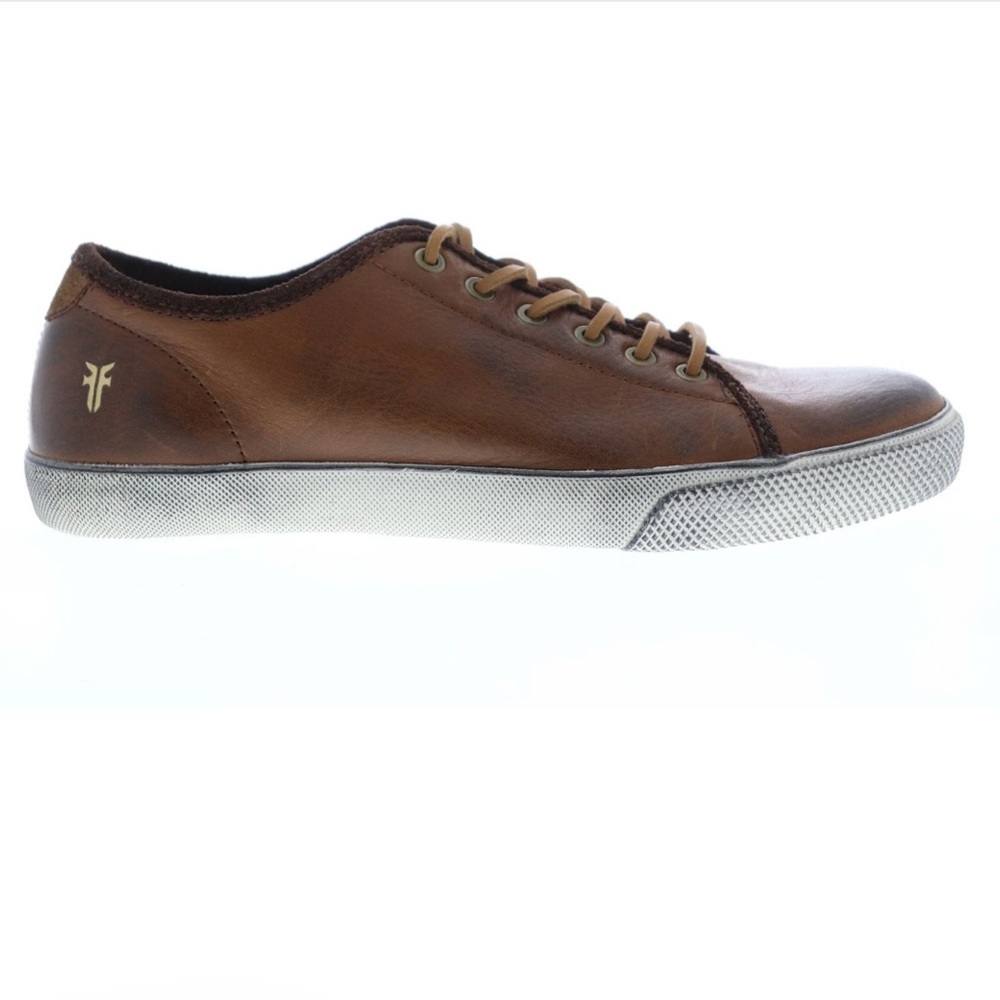 Frye Tan Leather Casual Sneakers